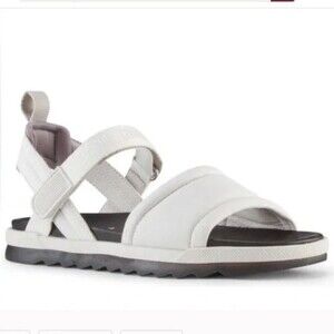 Cougar Leona White Leather Sport Sandals Size 10 NWT